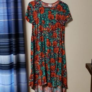 High low pocket t shirt dresa